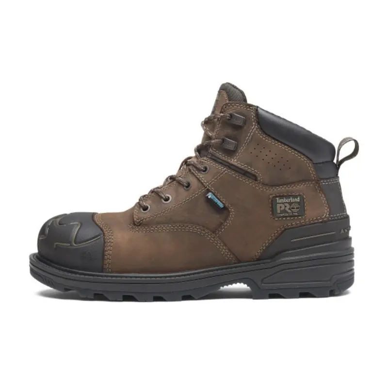 Timberland Pro Magnitude Men's 6" Waterproof Composite Toe Work Boot Tb0a61uf214 - Brown 3