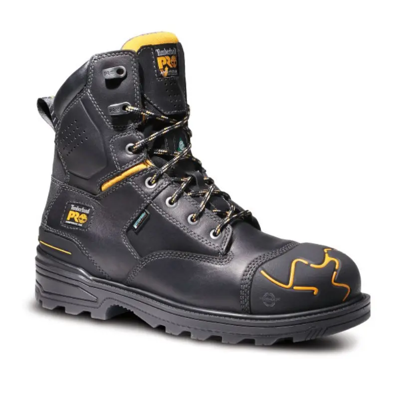 Timberland Pro Magnitude Men's 8" Waterproof Composite Toe Work Boot Tb0a5m5x001 - Black 1