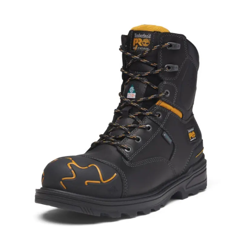 Timberland Pro Magnitude Men's 8" Waterproof Composite Toe Work Boot Tb0a5m5x001 - Black 3