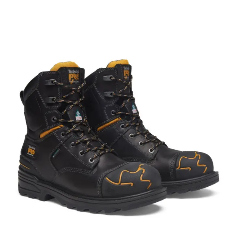 Timberland Pro Magnitude Men's 8" Waterproof Composite Toe Work Boot Tb0a5m5x001 - Black 5