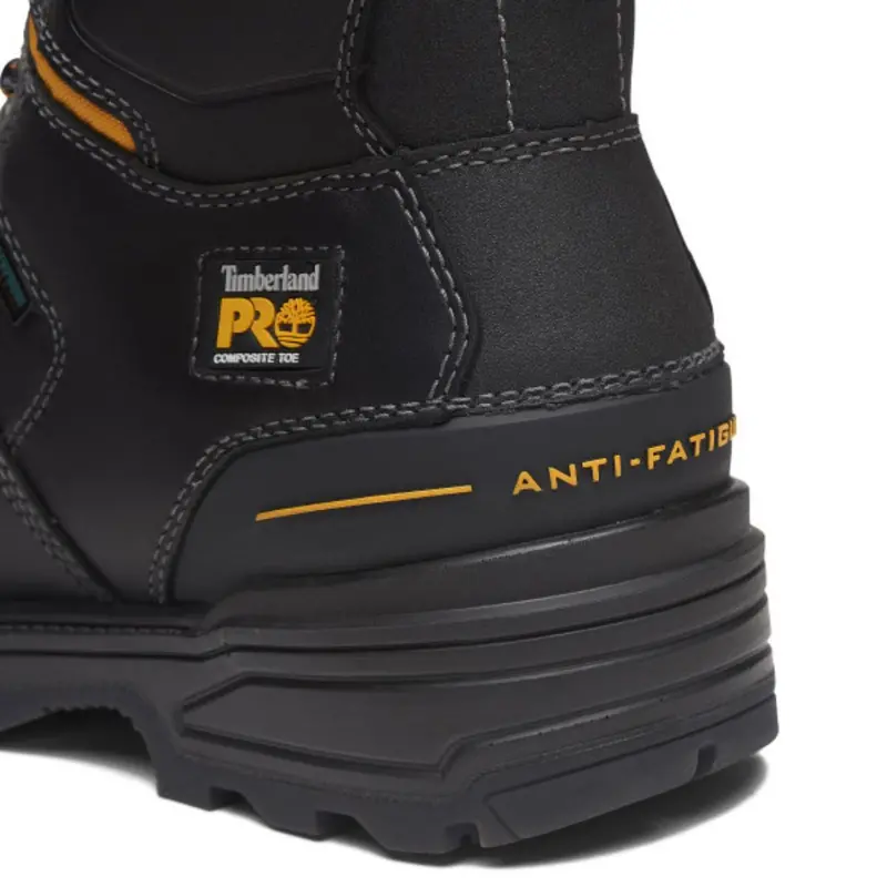 Timberland Pro Magnitude Men's 8" Waterproof Composite Toe Work Boot Tb0a5m5x001 - Black 8