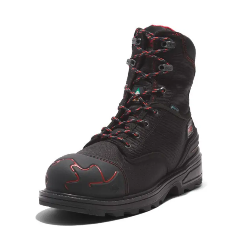 Timberland Pro Magnitude Men's 8" Wp Insulated Ballistic Nylon Composite Toe Work Boot Tb0a5sv1001 - Black 10