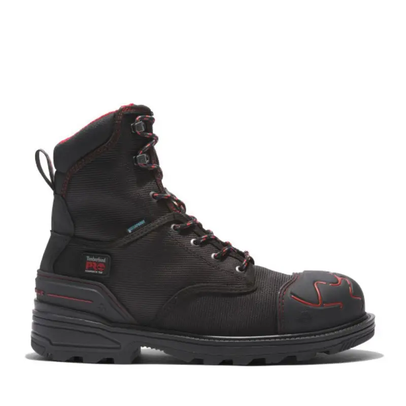 Timberland Pro Magnitude Men's 8" Wp Insulated Ballistic Nylon Composite Toe Work Boot Tb0a5sv1001 - Black 2