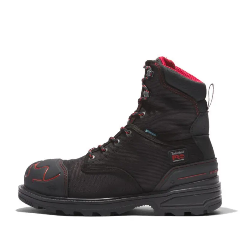 Timberland Pro Magnitude Men's 8" Wp Insulated Ballistic Nylon Composite Toe Work Boot Tb0a5sv1001 - Black 9