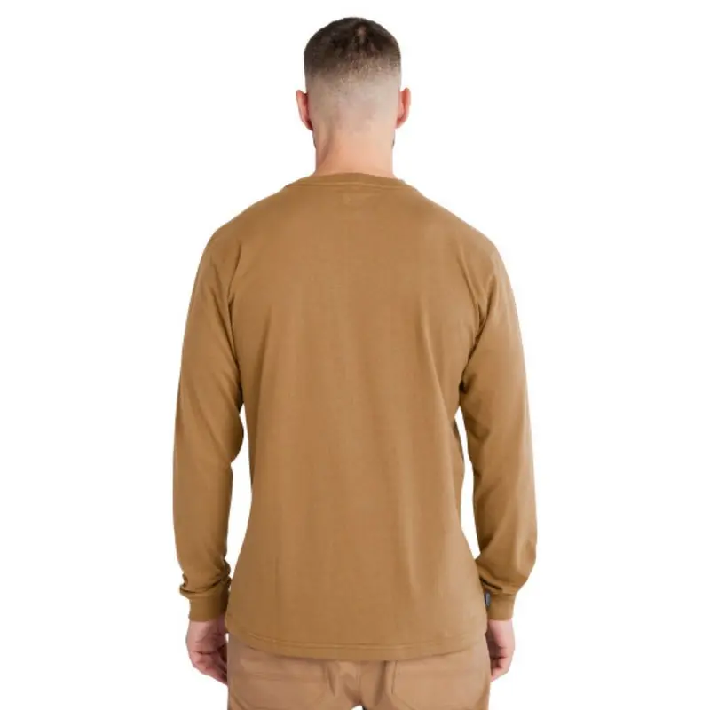 Timberland Pro Men's Core Logo Long-Sleeve T-Shirt - Wheat 2