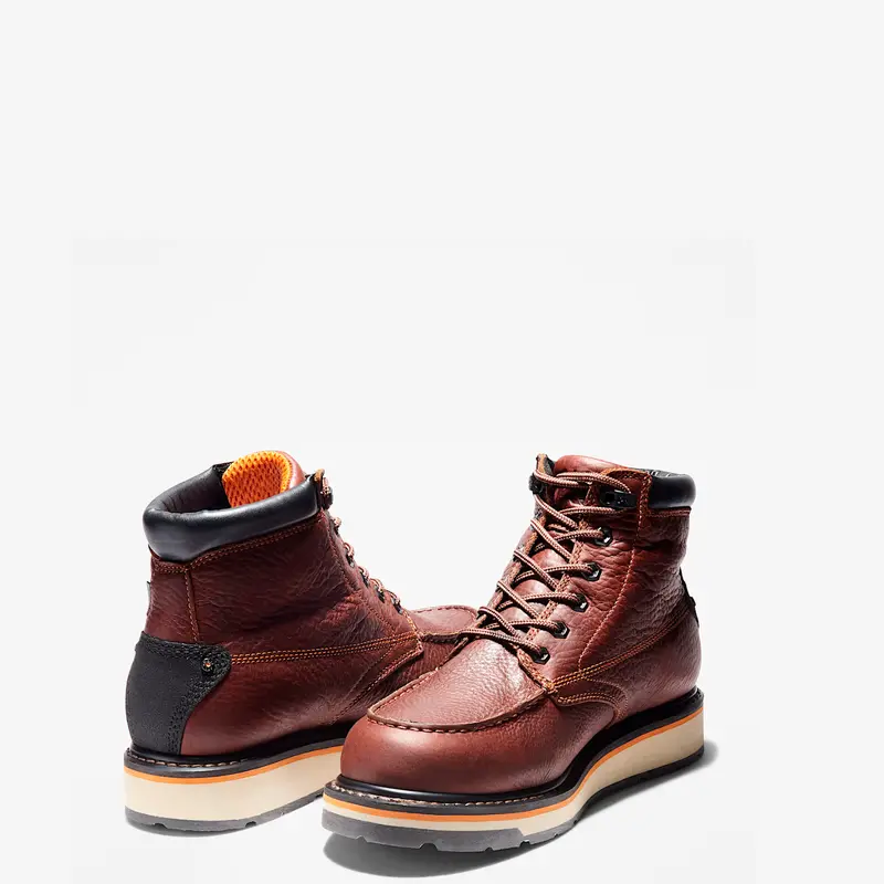 Timberland Pro Men's Gridworks Waterproof 6" Soft Toe Work Boot 3