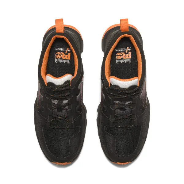 Timberland Pro Men's Powertrain Ev Composite Toe Athletic Work Shoe Tb0a66skeem - Black/Orange 10