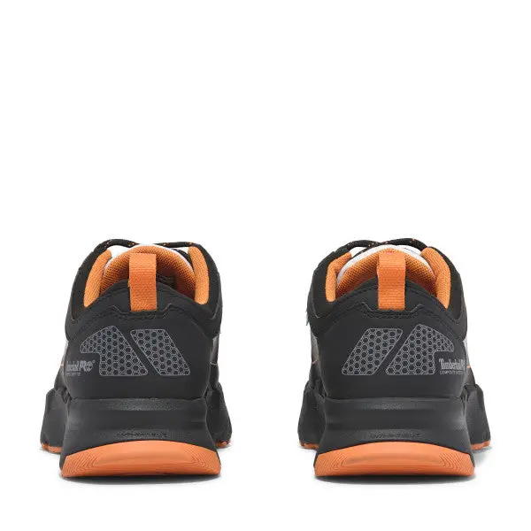 Timberland Pro Men's Powertrain Ev Composite Toe Athletic Work Shoe Tb0a66skeem - Black/Orange 9