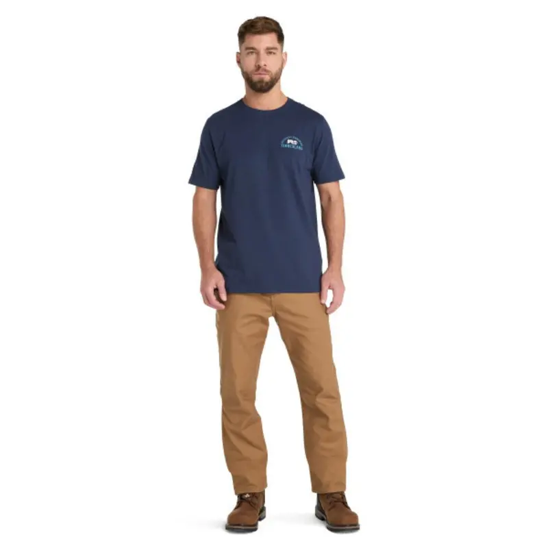 Timberland Pro® Men's Short-Sleeve Authentic Graphic Work T-Shirt - Navy 5