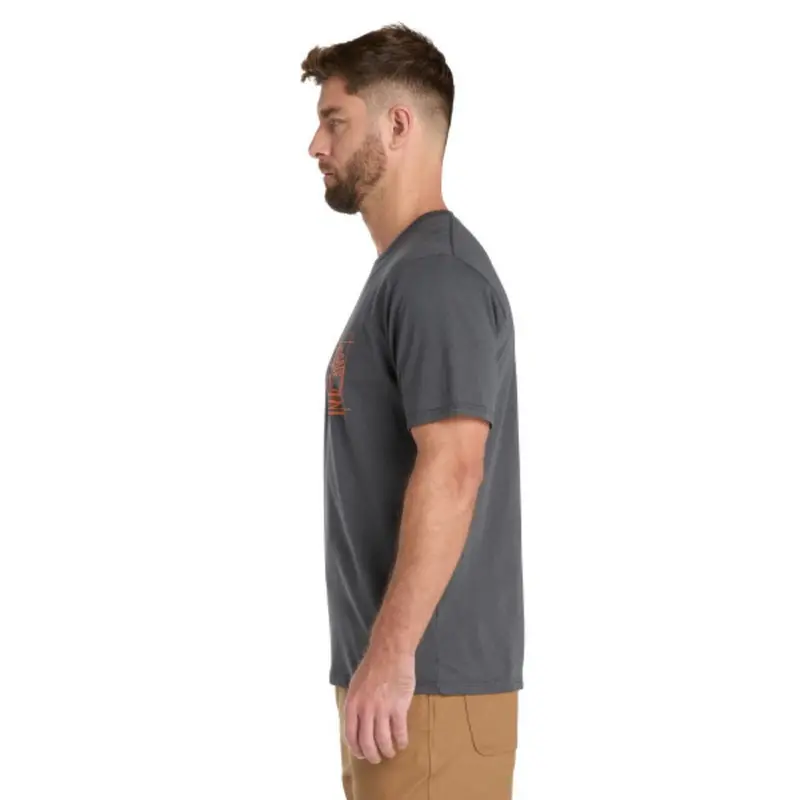 Timberland Pro® Men's Short-Sleeve Innovation Pro Blueprint Work T-Shirt - Asphalt 3