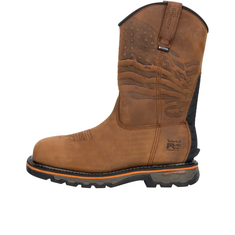 Timberland Pro Men's True Grit Usa Pull-On Comp Toe Waterproof Work Boot 2