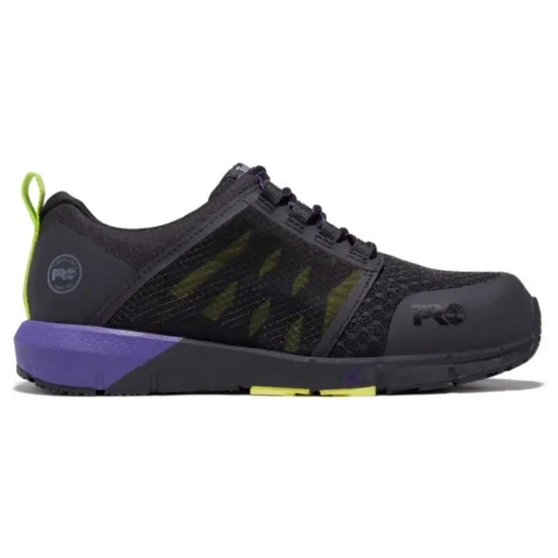 Timberland Pro Radius Women's Athletic Composite Toe Work Shoe Tb0a285z001 - Black/Purple 3