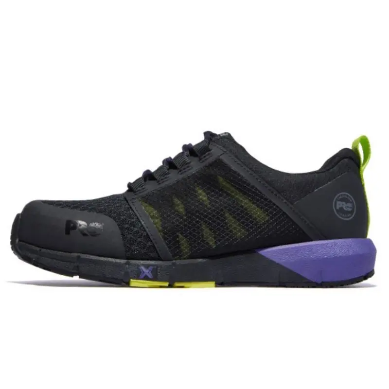 Timberland Pro Radius Women's Athletic Composite Toe Work Shoe Tb0a285z001 - Black/Purple 4