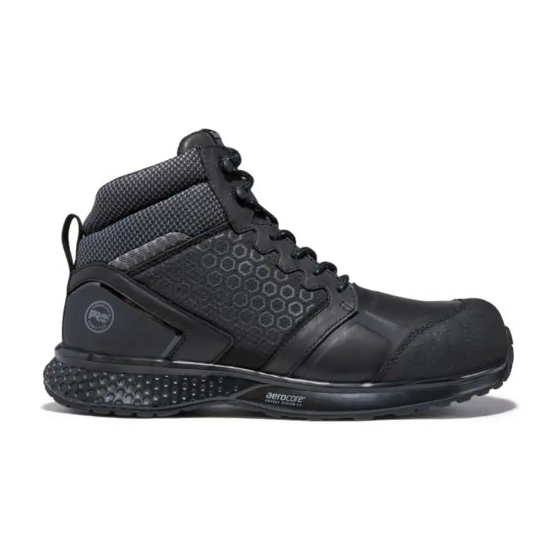 Timberland Pro Reaxion Mid Men's Athletic Composite Toe Work Shoe Tb0a278x001 - Black 2
