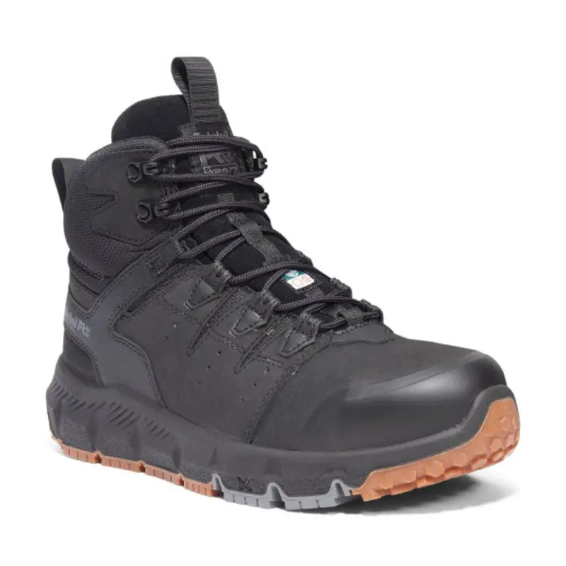 Timberland Pro Tempe Men's 6" Alloy Toe Work Boot Tb0a63xyek5 - Black 1