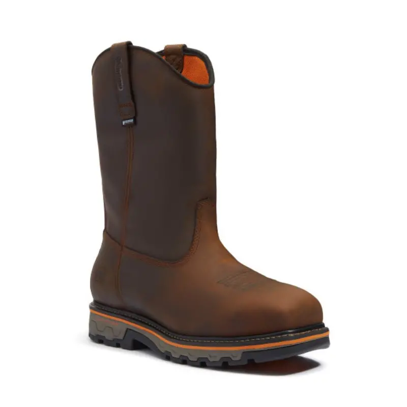 Timberland Pro® True Grit Boa® Men's Pull-On Wp Composite Toe Safety Boot Tb0a5manem4 - Brown 1