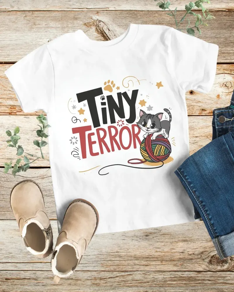 Tinny Terror Kid Cotton T-Shirt 1