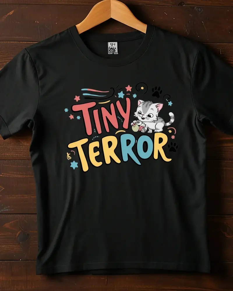 Tinny Terror Toddler Cotton T-Shirts 1