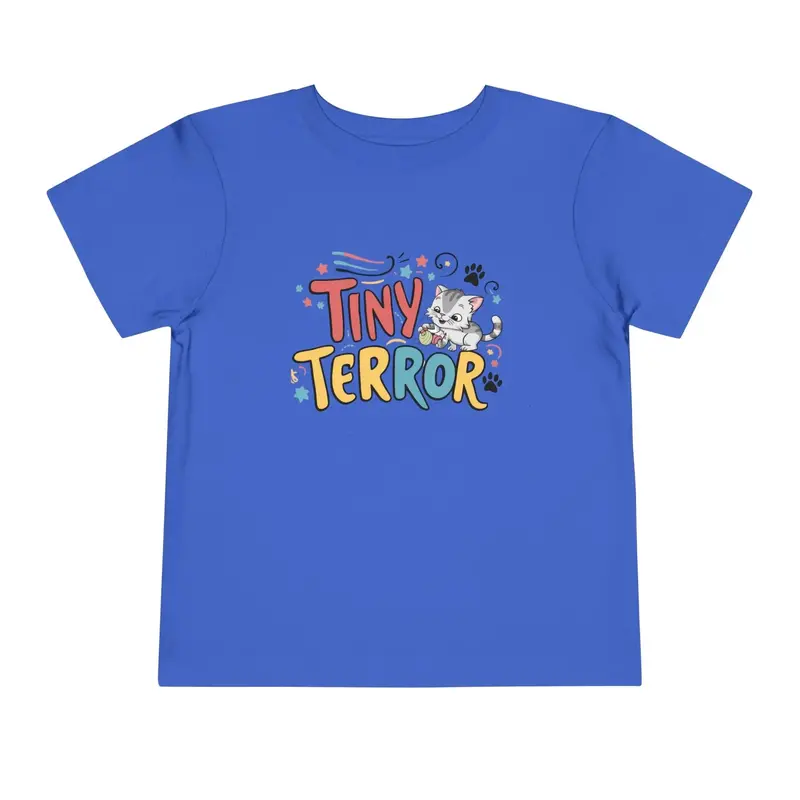 Tinny Terror Toddler Cotton T-Shirts 12