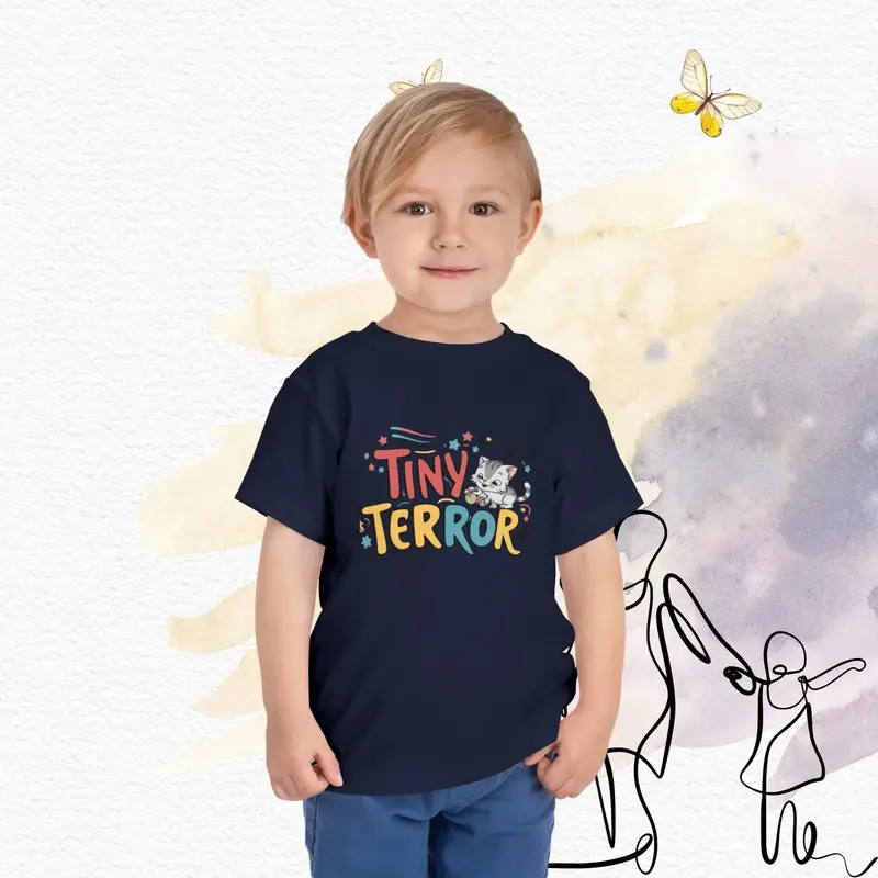 Tinny Terror Toddler Cotton T-Shirts 13