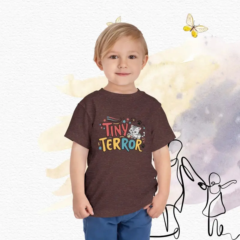 Tinny Terror Toddler Cotton T-Shirts 15
