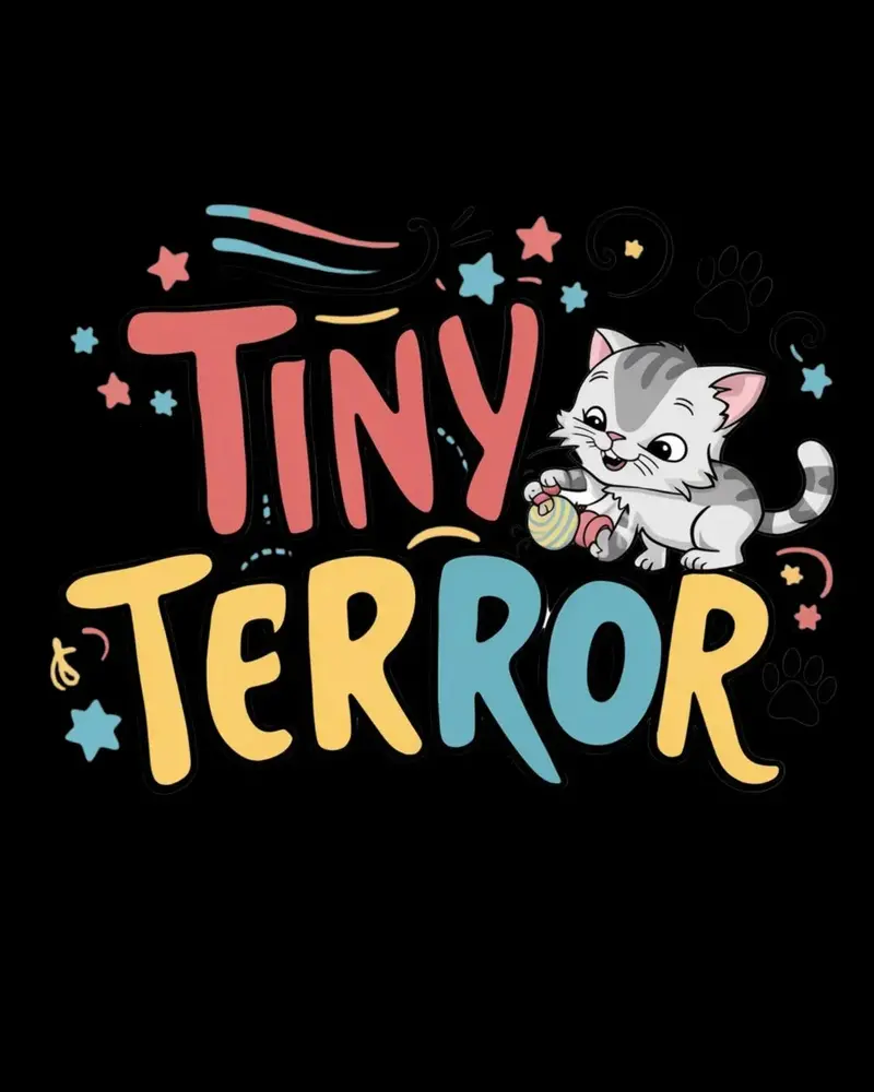 Tinny Terror Toddler Cotton T-Shirts 2