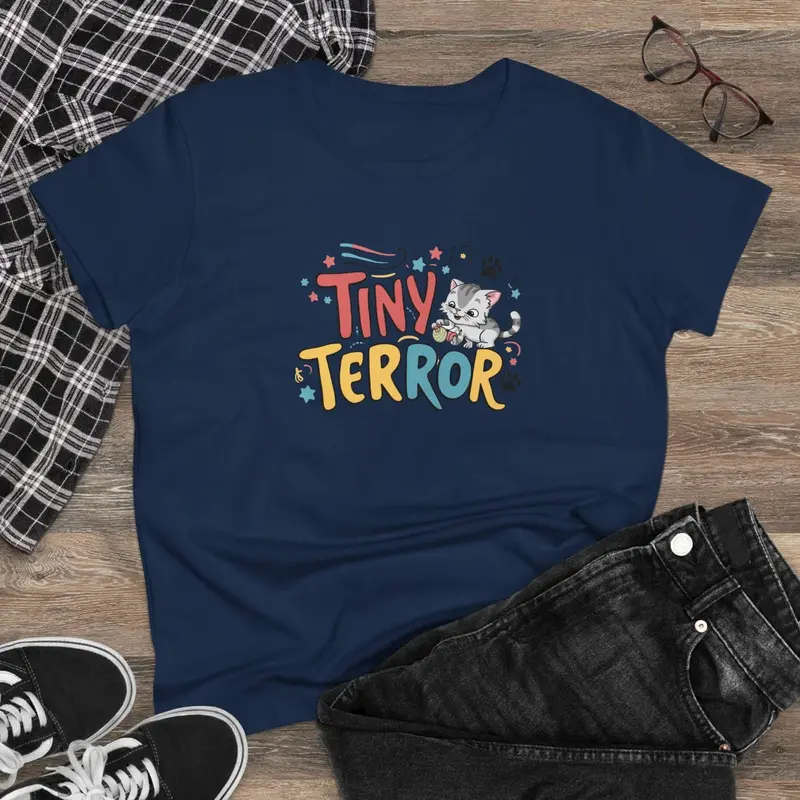 Tinny Terror Women Cotton Tshirt 3