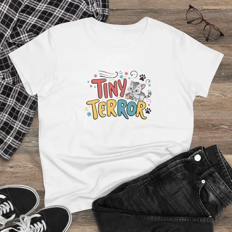 Tinny Terror Women Cotton Tshirt 4