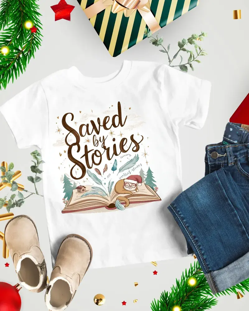 Tiny Reader Kid Heavy Cotton Tshirt 1