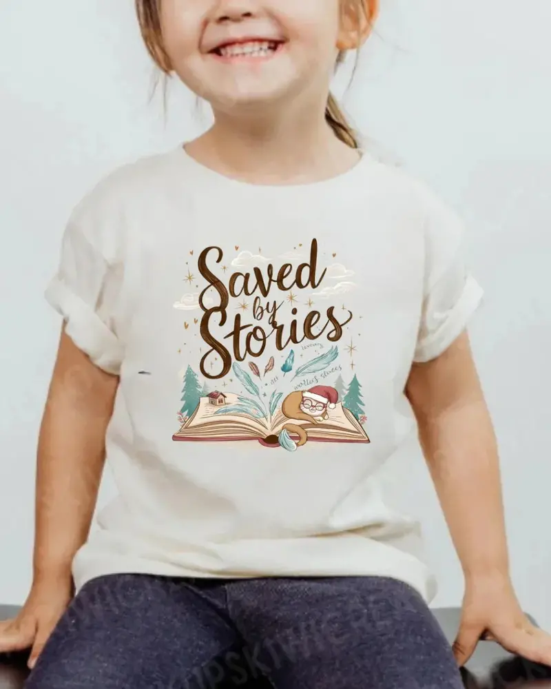 Tiny Reader Kid Heavy Cotton Tshirt 5