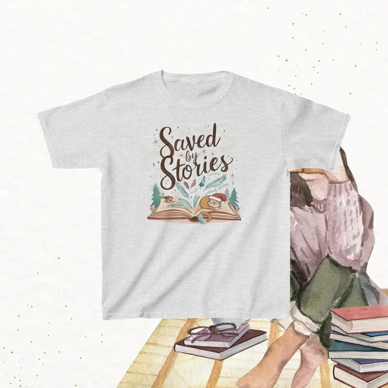 Tiny Reader Kid Heavy Cotton Tshirt 7