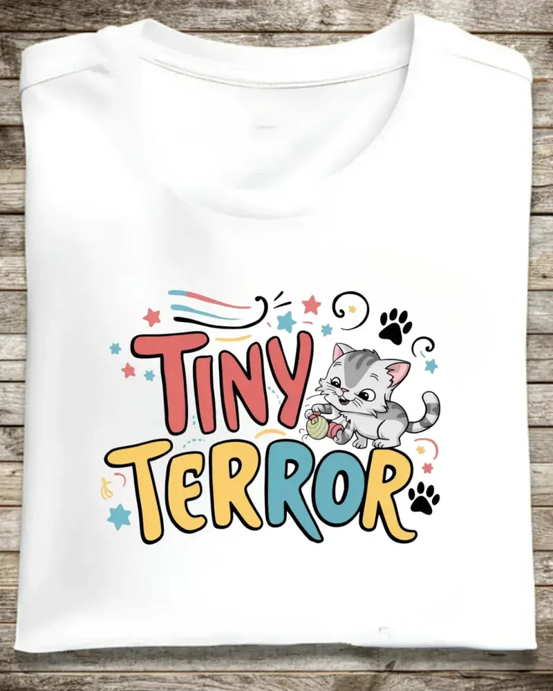 Tiny Terror Cotton T-Shirt 1
