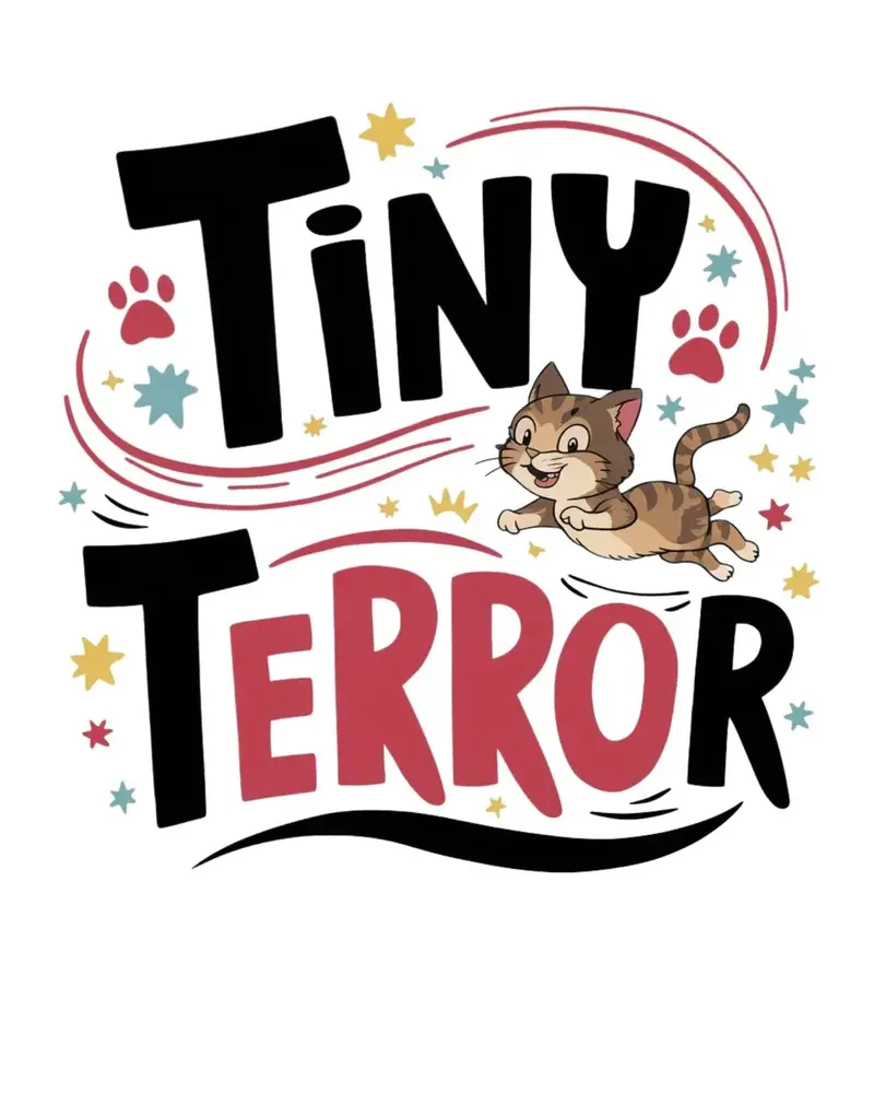 Tiny Terror Toddler Cotton T-Shirts 2