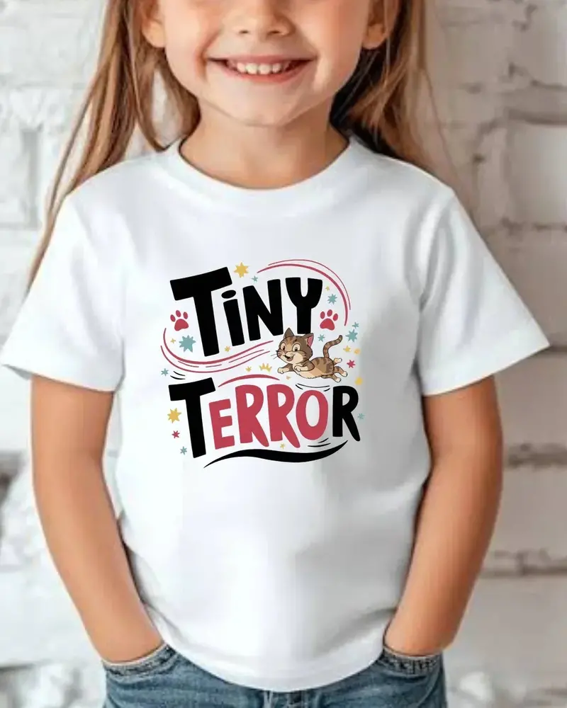Tiny Terror Toddler Cotton T-Shirts 3