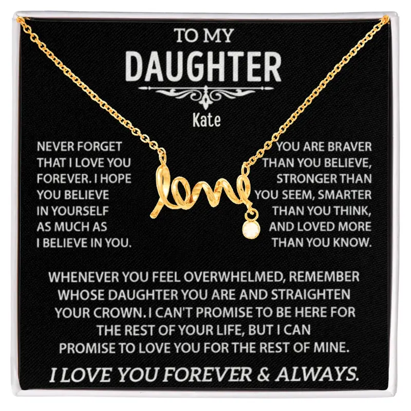 To My Amazing Daughter — Personalized Gift For Her 3