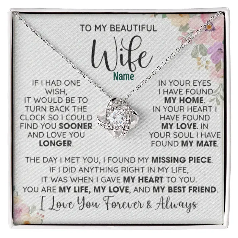 To My Beautiful Wife — A Necklace She’Ll Treasure Forever 5