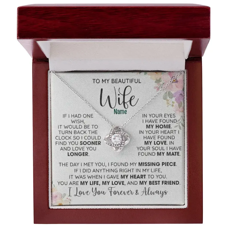 To My Beautiful Wife — A Necklace She’Ll Treasure Forever 6