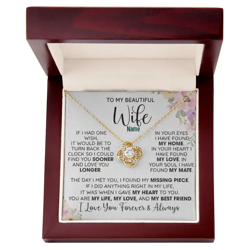 To My Beautiful Wife — A Necklace She’Ll Treasure Forever 8