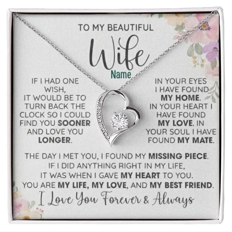 To My Beautiful Wife — A Necklace She’Ll Treasure Forever 9