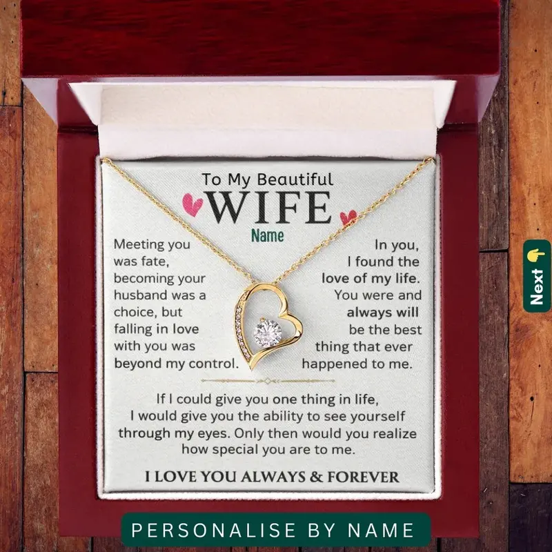 To My Beautiful Wife – Personalized Gift For Her 1