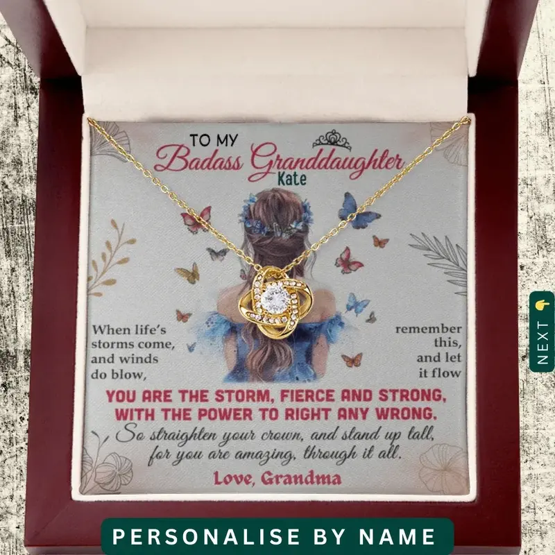 To My Beloved Granddaughter  — A Necklace She’Ll Treasure Forever 1