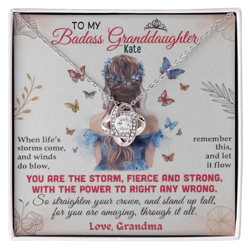 To My Beloved Granddaughter — A Necklace She’Ll Treasure Forever 1