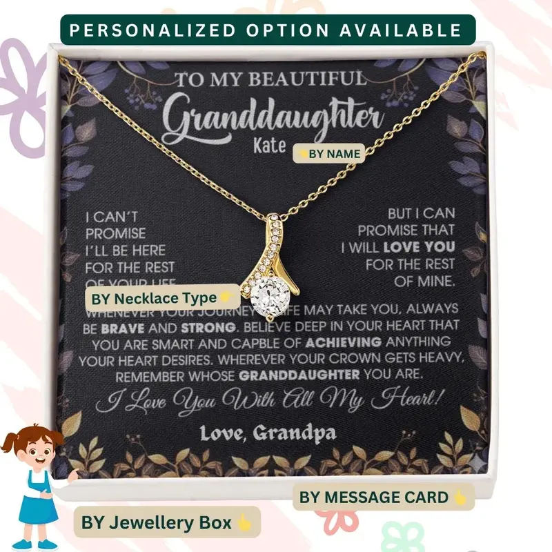 To My Beloved Granddaughter — A Necklace She’Ll Treasure Forever 2