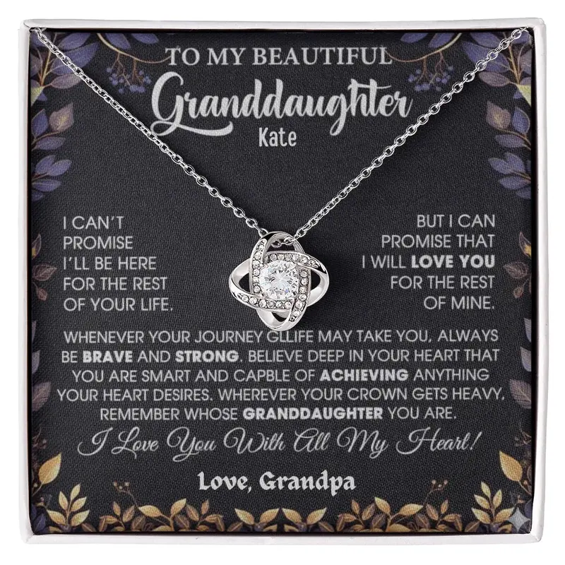 To My Beloved Granddaughter — A Necklace She’Ll Treasure Forever 49