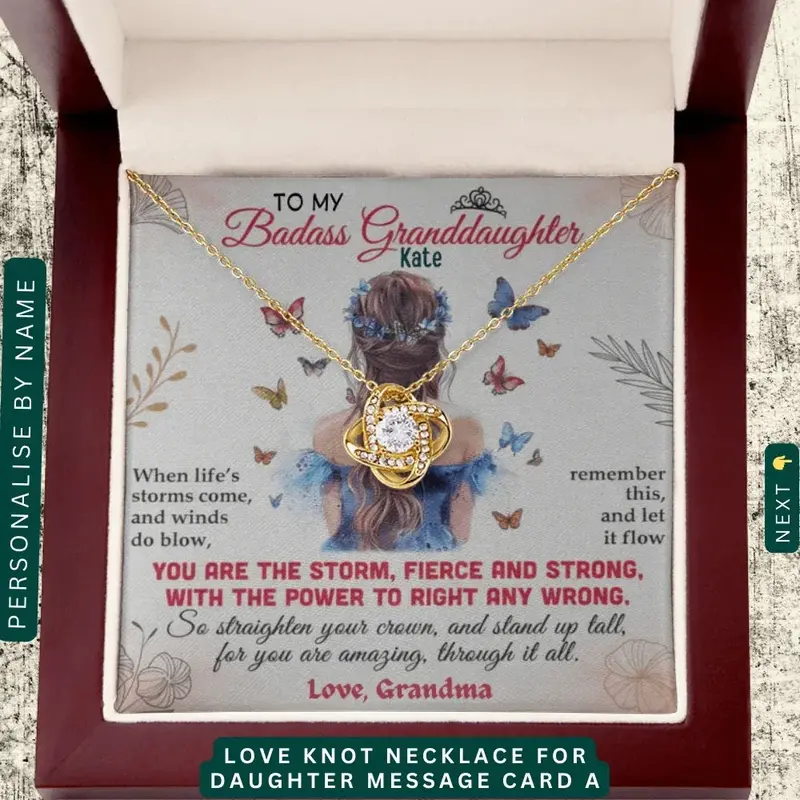 To My Beloved Granddaughter — A Necklace She’Ll Treasure Forever 5