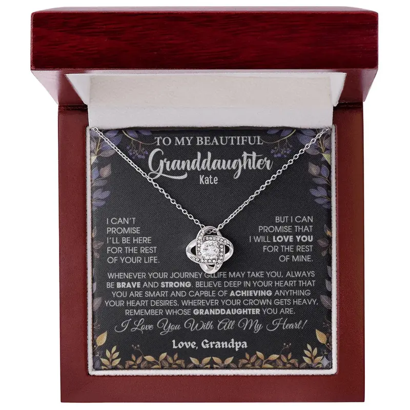 To My Beloved Granddaughter — A Necklace She’Ll Treasure Forever 50