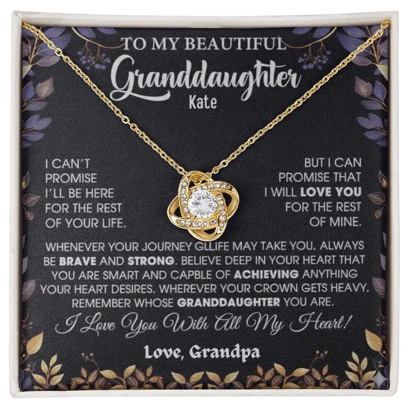 To My Beloved Granddaughter — A Necklace She’Ll Treasure Forever 51