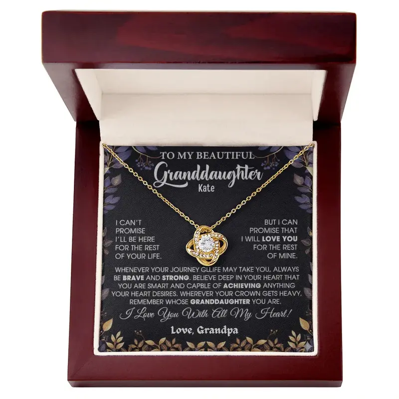 To My Beloved Granddaughter — A Necklace She’Ll Treasure Forever 52
