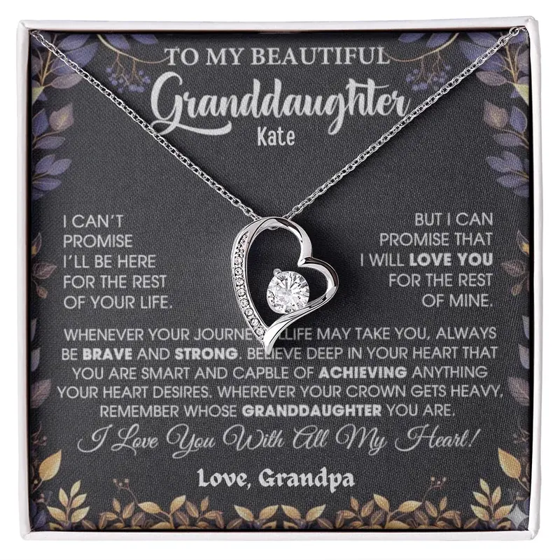 To My Beloved Granddaughter — A Necklace She’Ll Treasure Forever 53