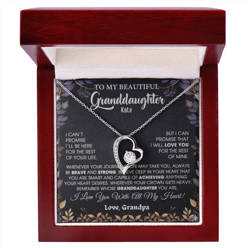 To My Beloved Granddaughter — A Necklace She’Ll Treasure Forever 54
